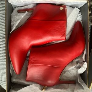 Louise Et Cie Red Booties